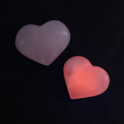 Pink Mangano Calcite Hearts Set of 6 - Expert Wholesale and Supplier of Wholesale Crystals & Bulk Gemstones, ["Pakistan","Pink Calcite"]