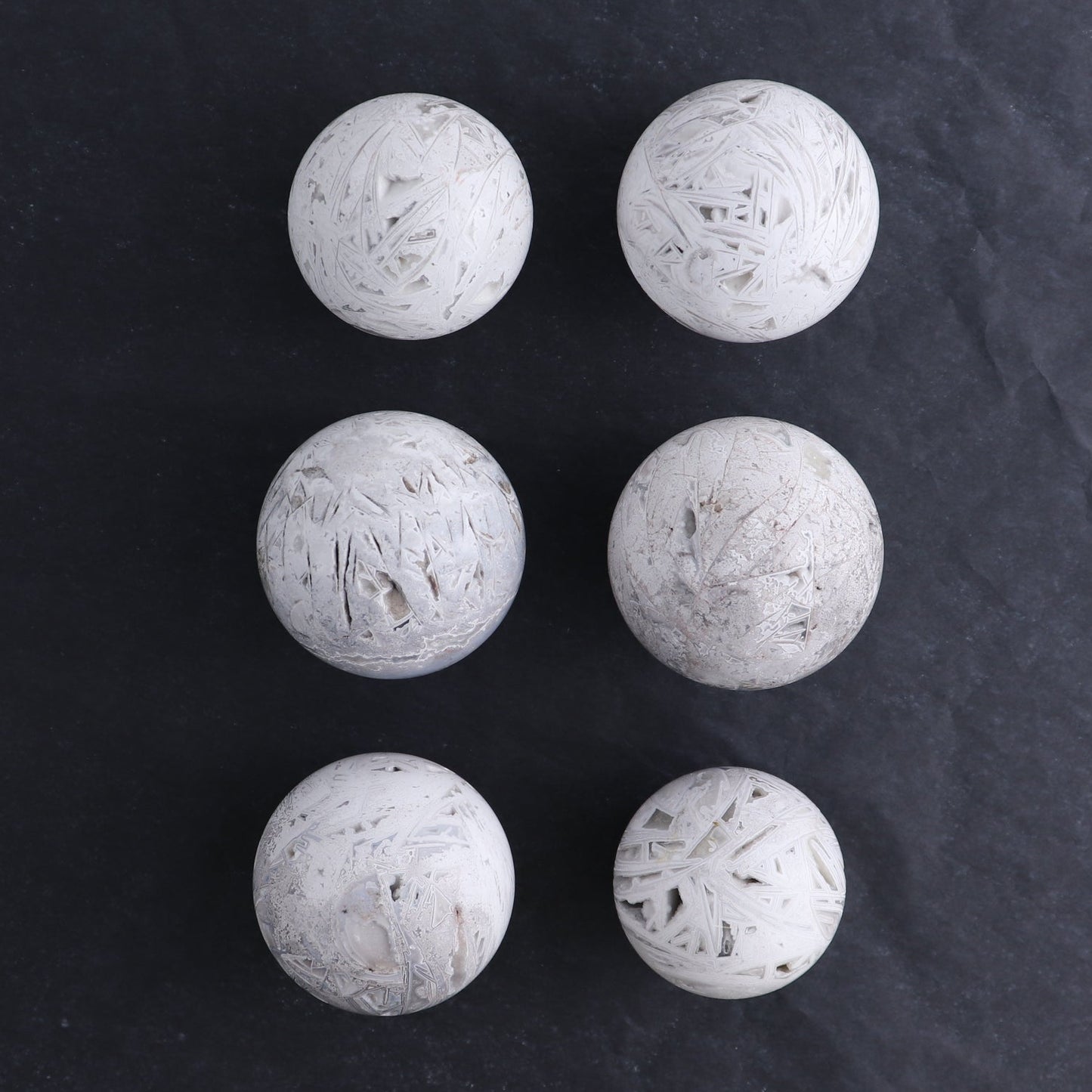 Agate Spheres Set of 6 | Mi Esperanza Minerals | Supplier of Crystals and Onyx