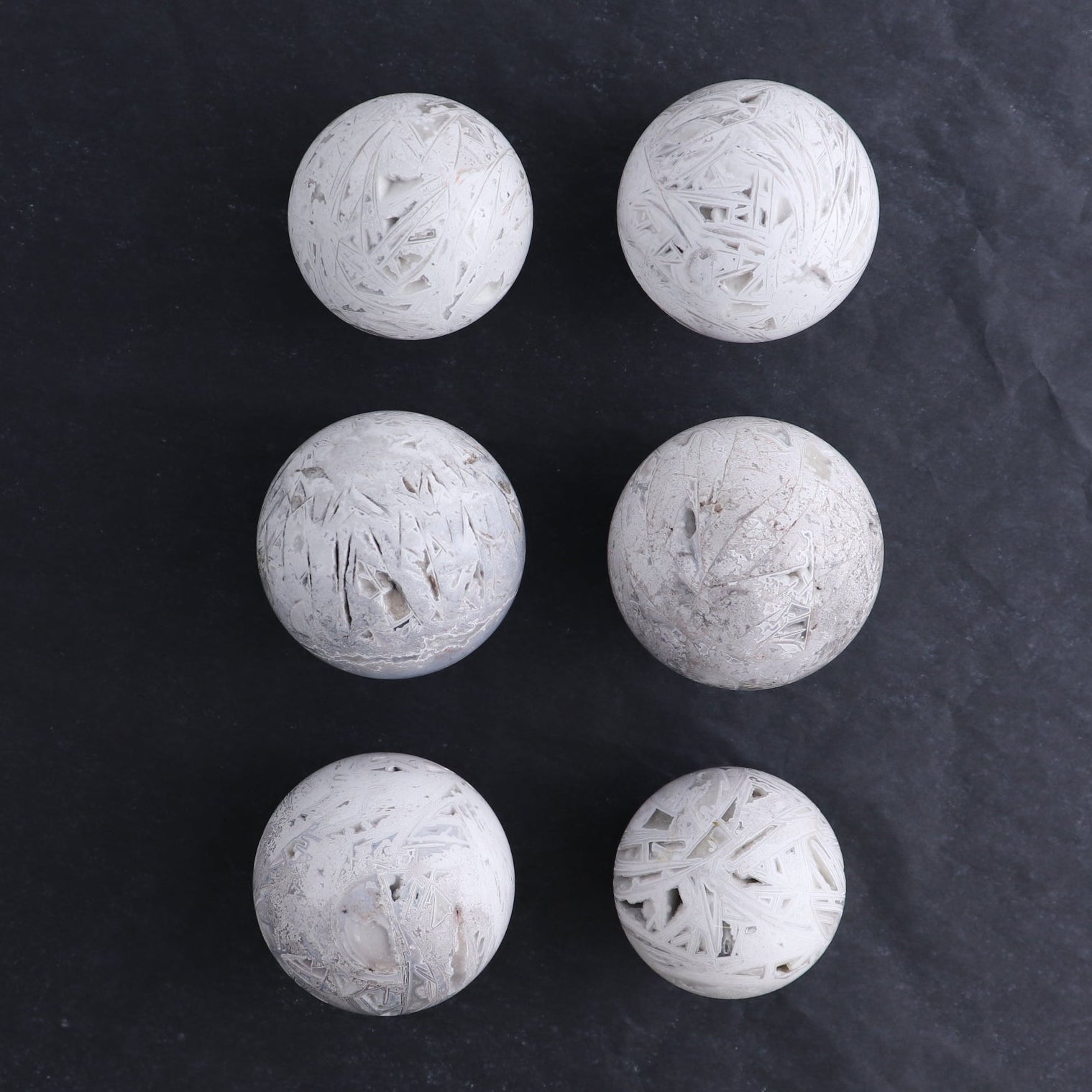 Agate Spheres Set of 6 | Mi Esperanza Minerals | Supplier of Crystals and Onyx