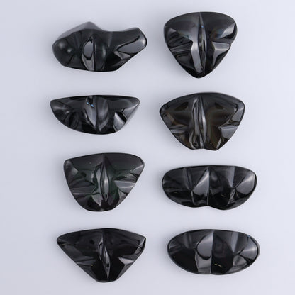 Rainbow Obsidian Butterflies & Hearts Set of 8 - Expert Wholesale and Supplier of Wholesale Crystals & Bulk Gemstones, ["Butterflies","Butterfly","Hearts","Mexico","Rainbow Obsidian"]