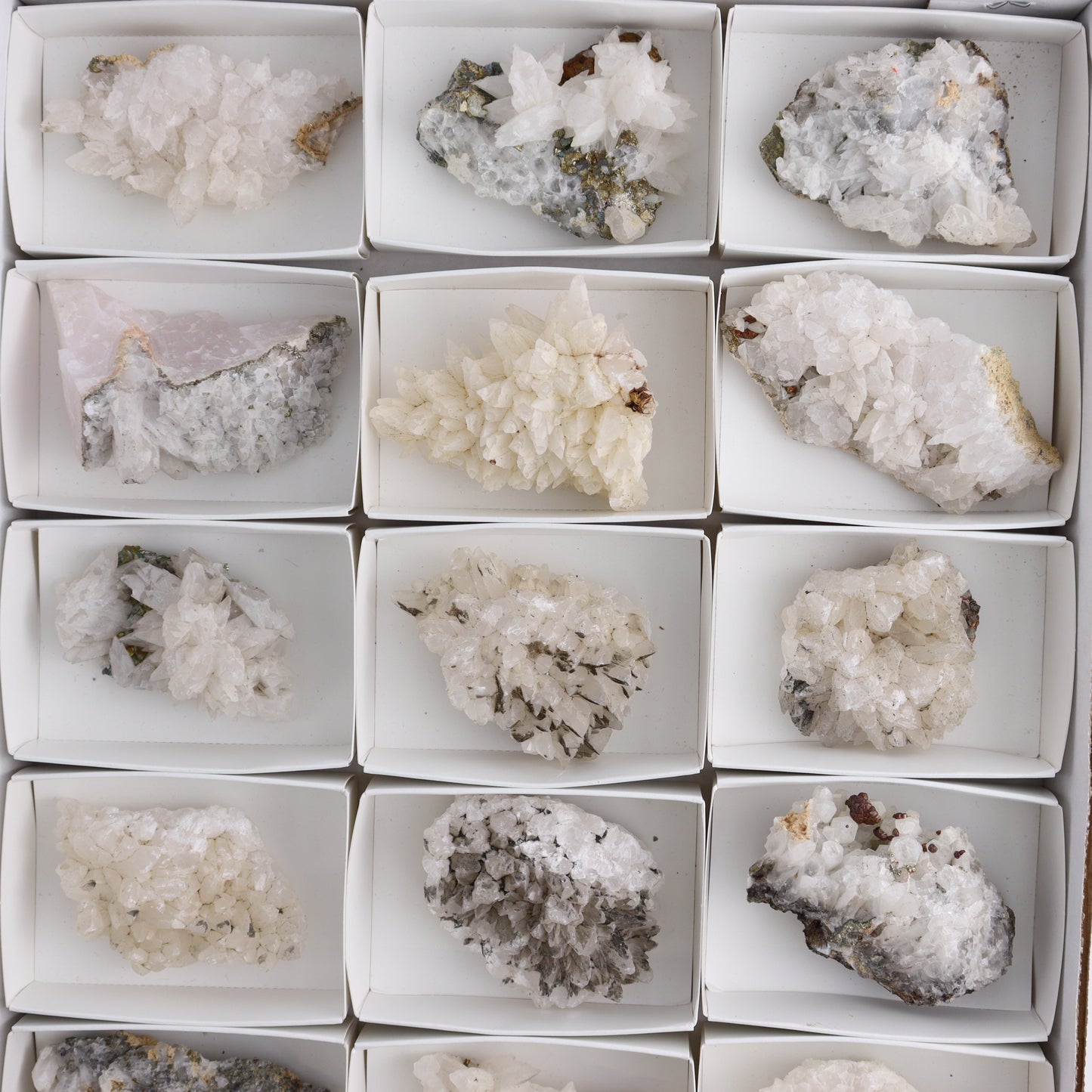 UV Reactive Calcite Flat Set of 18 - Expert Wholesale and Supplier of Wholesale Crystals & Bulk Gemstones, ["Calcite","Freeform","Freeforms","Mexico"]