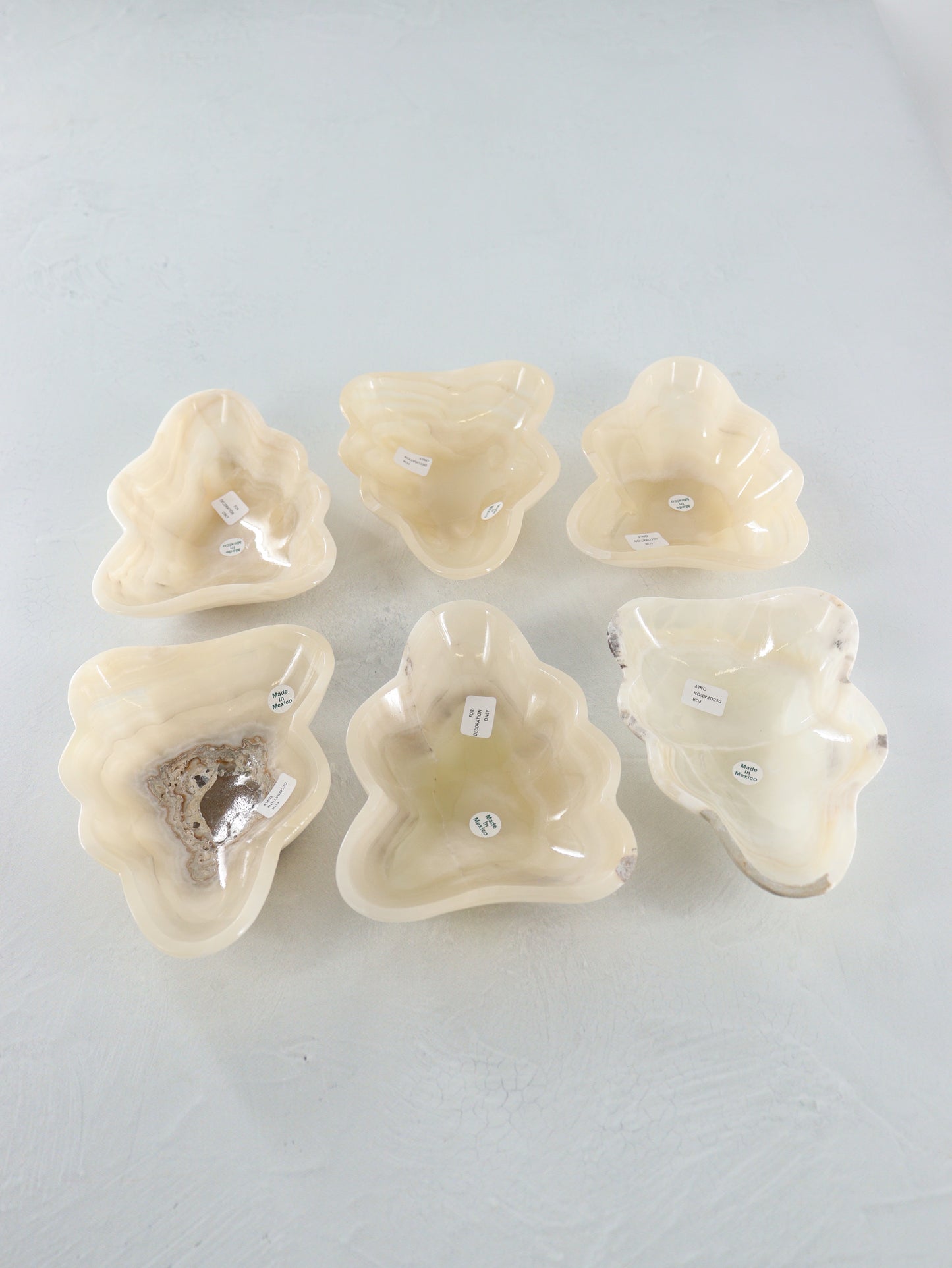 Onyx Bowls Set of 6 - Expert Supplier of Wholesale Crystals & Bulk Gemstones