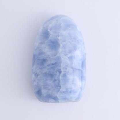 Blue Calcite Freeforms Set of 4 - Expert Wholesale and Supplier of Wholesale Crystals & Bulk Gemstones, ["Blue Calcite","Calcite","close_30","Freeform","Freeforms"]