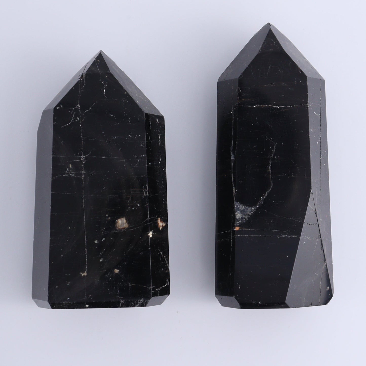 Tourmaline Towers Set of 6 - Expert Wholesale and Supplier of Wholesale Crystals & Bulk Gemstones, ["Black Tourmaline","Brazil","close_70","Tourmaline","Towers"]
