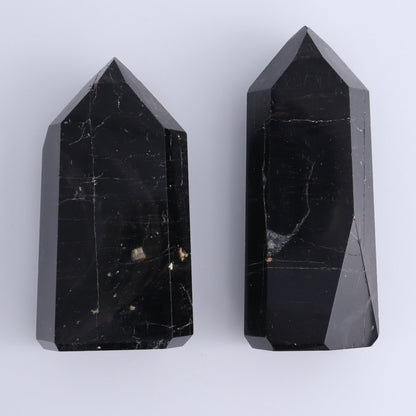 Tourmaline Towers Set of 6 - Expert Wholesale and Supplier of Wholesale Crystals & Bulk Gemstones, ["Black Tourmaline","Brazil","close_70","Tourmaline","Towers"]