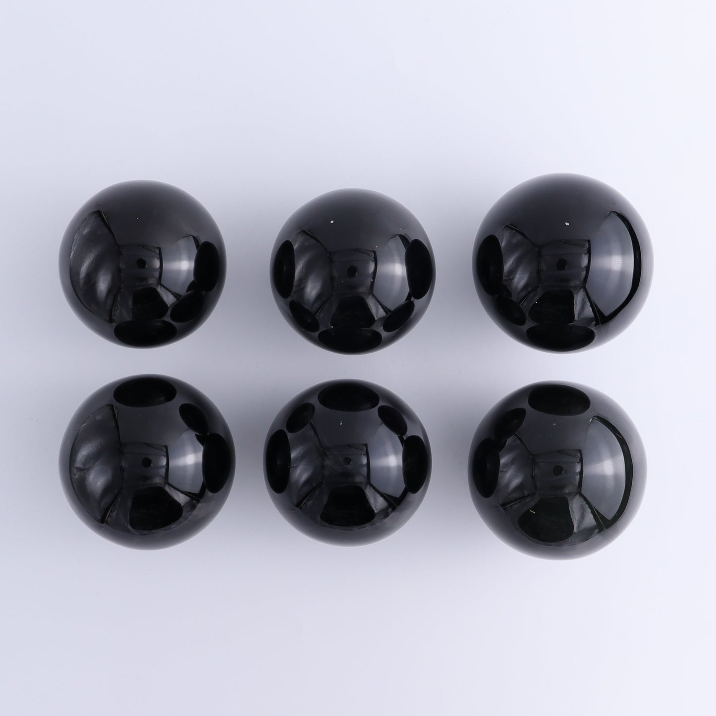 Obsidian Spheres Set of 6 - Expert Wholesale and Supplier of Wholesale Crystals & Bulk Gemstones, ["Mexico","Obsidian","Spheres"]
