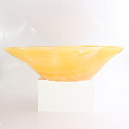 Mexican Onyx/Calcite Bowl 25"