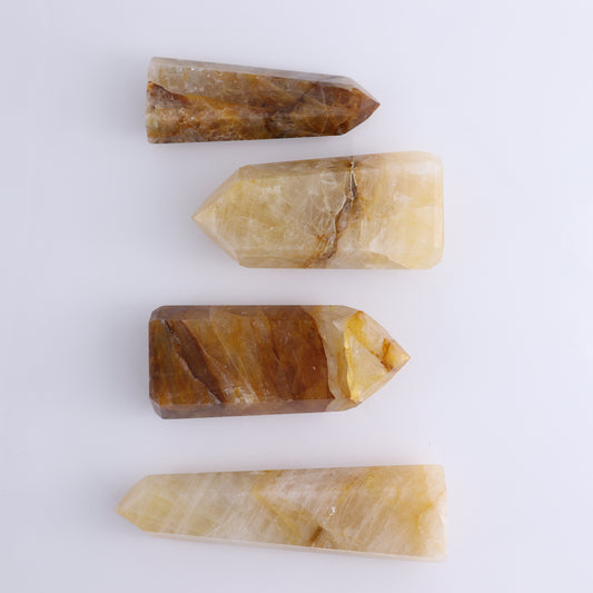 Golden Healer Towers Set of 4 - Expert Wholesale and Supplier of Wholesale Crystals & Bulk Gemstones, ["Brazil","Golden Healer","Towers"]