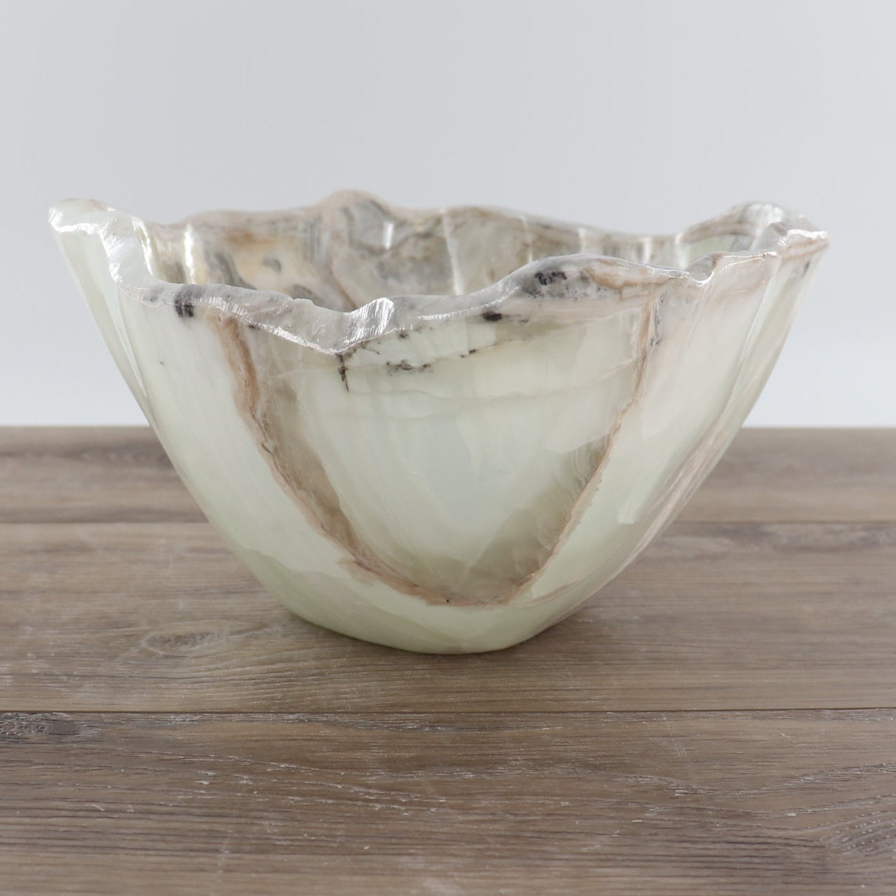 Mexican Onyx/Calcite Bowl 12"