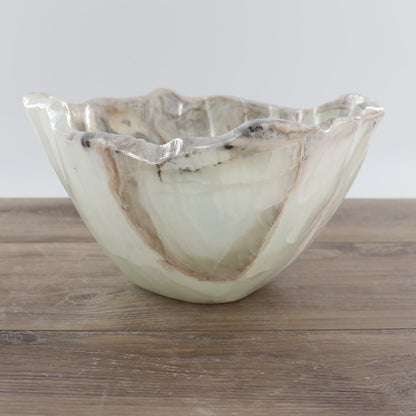 Mexican Onyx/Calcite Bowl 12"