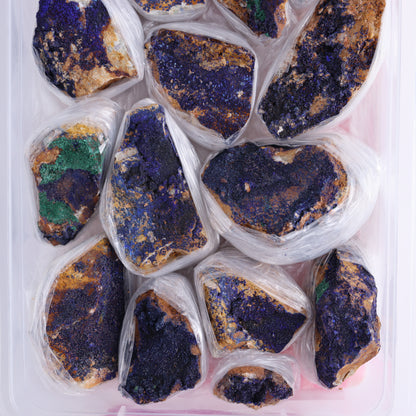 Azurite Flat from Morocco - Expert Wholesale and Supplier of Wholesale Crystals & Bulk Gemstones, ["azurite","Flats","Morocco"]