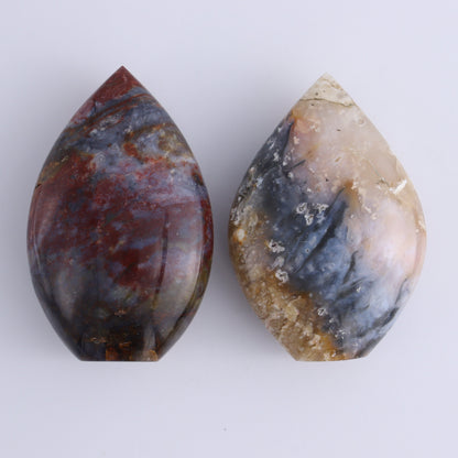 Maligano Jasper Mixed Carvings Set of 7 - Expert Wholesale and Supplier of Wholesale Crystals & Bulk Gemstones, ["Flower","Freeform","Freeforms","Hearts","Indonesia","Maligno Jasper","moons"]