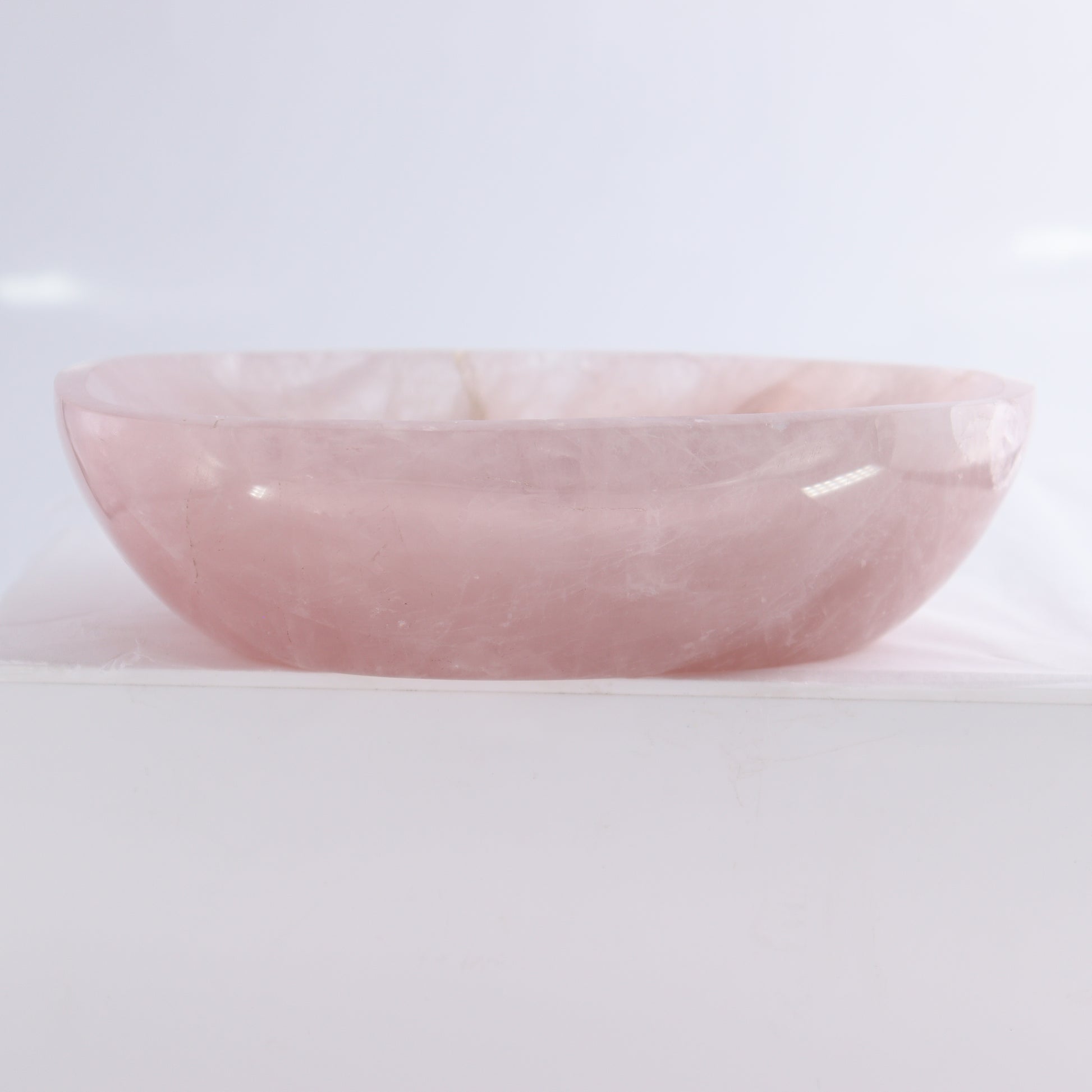 Rose Quartz Bowls Set of 2 - Expert Wholesale and Supplier of Wholesale Crystals & Bulk Gemstones, ["Bowls","Rose Quartz"]