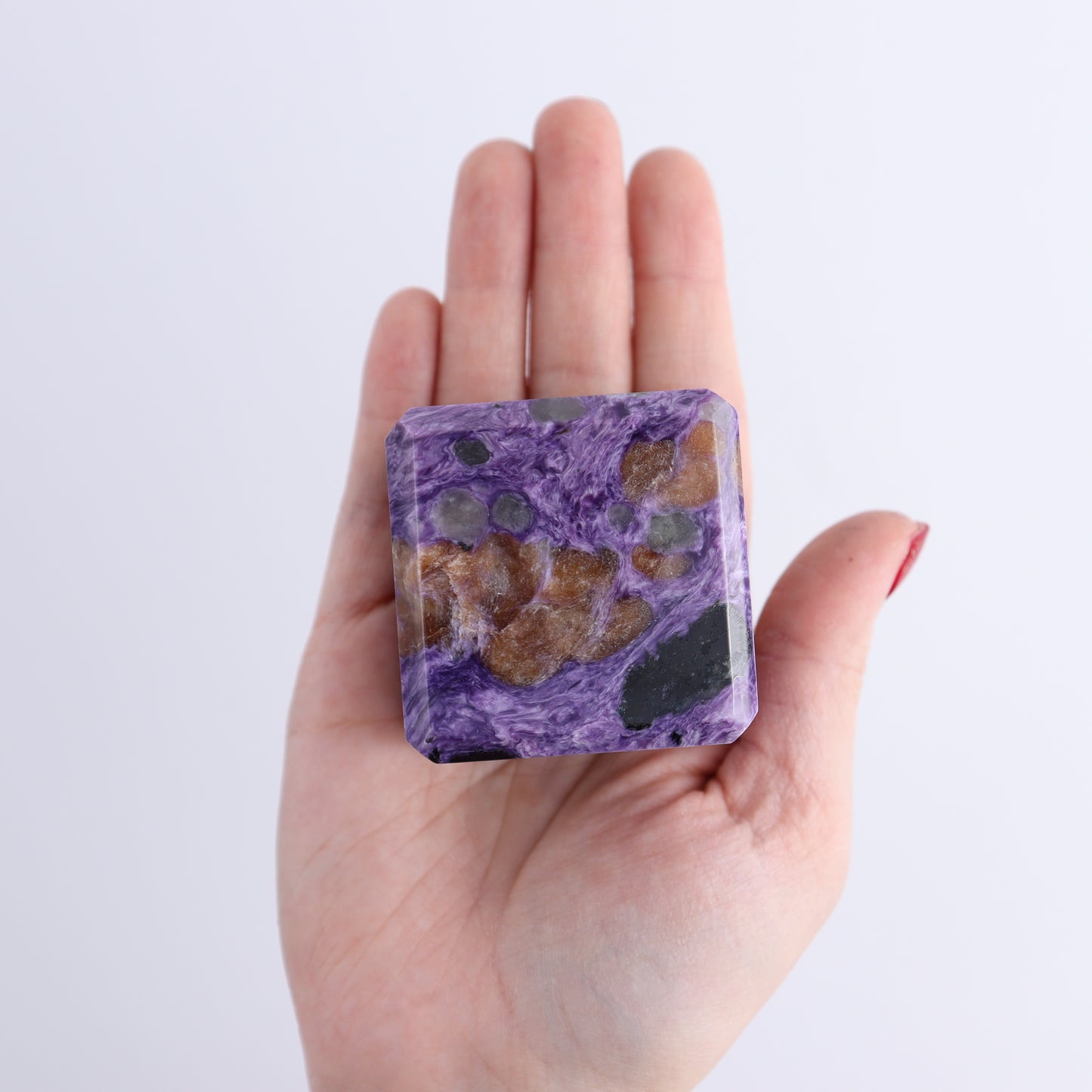 Charoite Cubes Set of 4 - Expert Wholesale and Supplier of Wholesale Crystals & Bulk Gemstones, ["Charoite","Cubes","Russia"]