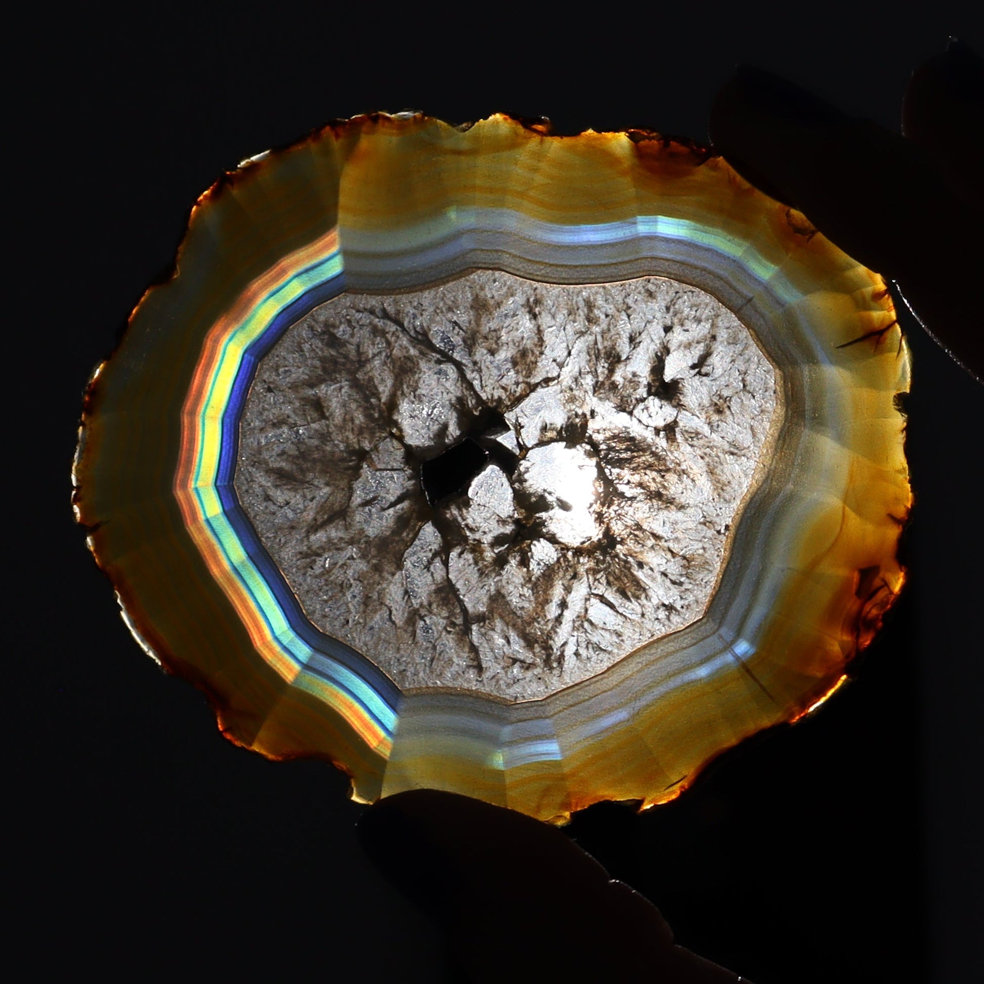 Iris Agate Slices Set of 5 - Expert Wholesale and Supplier of Wholesale Crystals & Bulk Gemstones, ["Agate","Iris Agate","Slices and Slabs"]