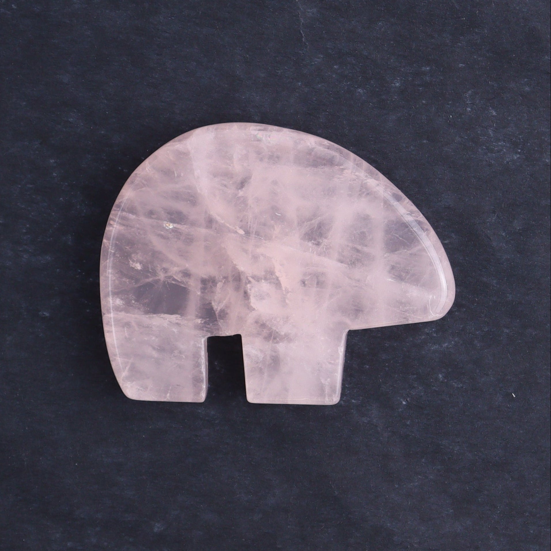 One Rose Quartz Bear - Expert Wholesale and Supplier of Wholesale Crystals & Bulk Gemstones, ["Bears","Rose Quartz","Zuni Bears"]