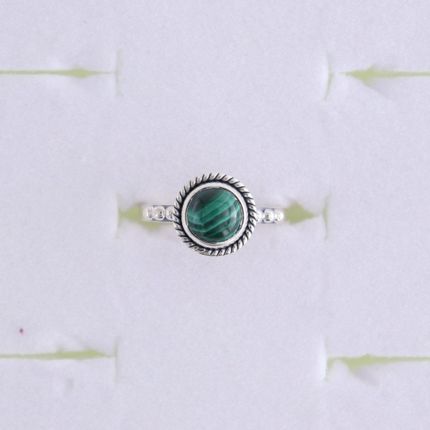 Malachite Rings Set of 7 (Ring Holders Not Included) - Expert Wholesale and Supplier of Wholesale Crystals & Bulk Gemstones, ["Malachite","Ring","rings","sterling silver"]