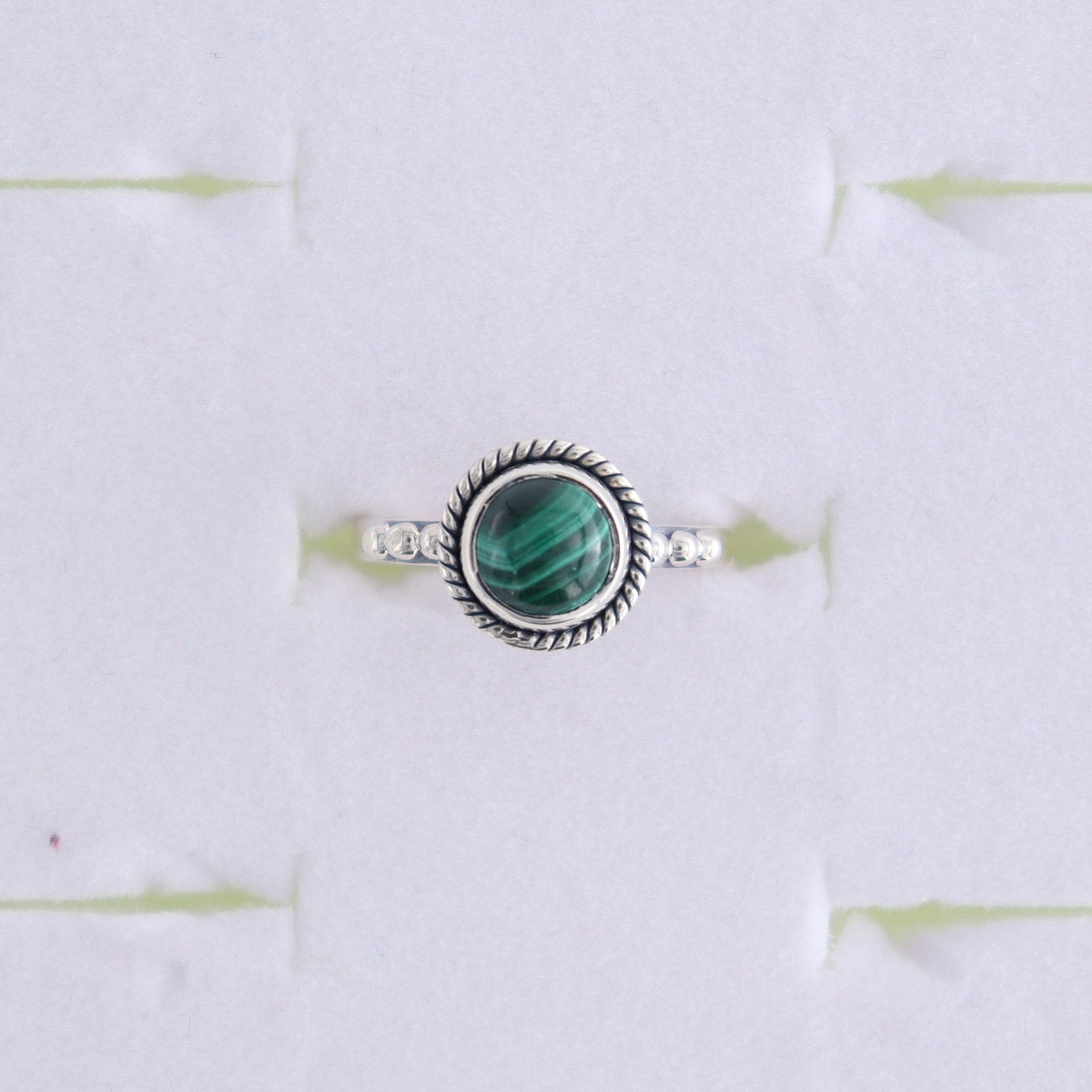Malachite Rings Set of 7 (Ring Holders Not Included) - Expert Wholesale and Supplier of Wholesale Crystals & Bulk Gemstones, ["Malachite","Ring","rings","sterling silver"]