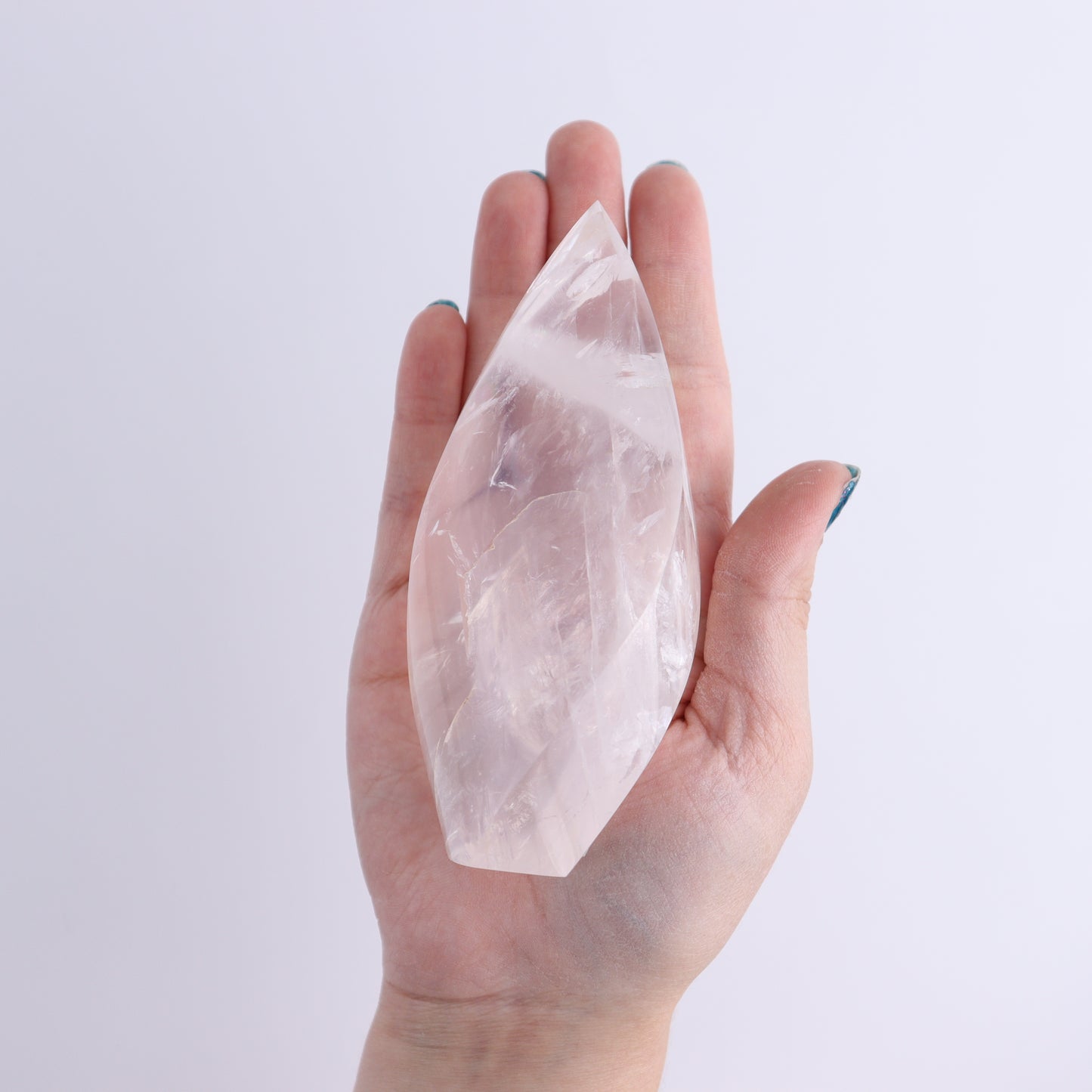 Imperfect Clear and Smoky Quartz Flames Set of 6 - Expert Wholesale and Supplier of Wholesale Crystals & Bulk Gemstones, ["Brazil","Clear Quartz","flames","Quartz","Smoky Quartz"]
