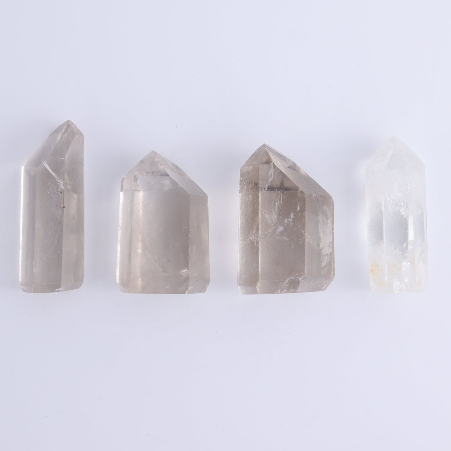 Smoky Quartz Towers Set of 21 - Expert Wholesale and Supplier of Wholesale Crystals & Bulk Gemstones, ["Points","Quartz","Smoky Quartz","Towers"]