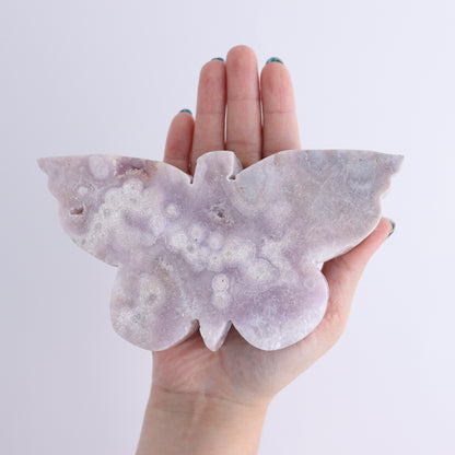 Pink Amethyst Butterflies Set of 2 - Expert Wholesale and Supplier of Wholesale Crystals & Bulk Gemstones, ["Amethyst","Brazil","Butterflies","Pink Amethyst"]