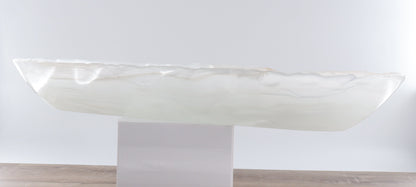 Mexican Onyx/Calcite Canoe Bowl - Expert Wholesale and Supplier of Wholesale Crystals & Bulk Gemstones, ["Bowls","Calcite","canoe","Mexico","onyx"]