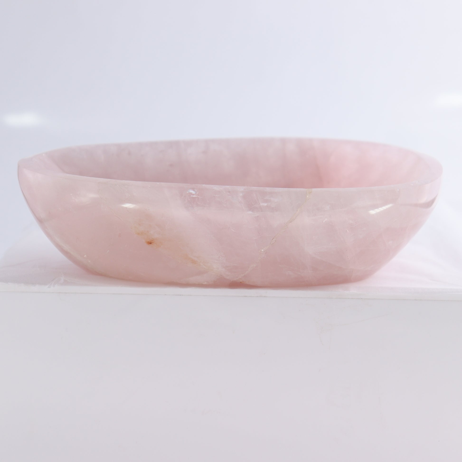 Rose Quartz Bowls Set of 2 - Expert Wholesale and Supplier of Wholesale Crystals & Bulk Gemstones, ["Bowls","Rose Quartz"]