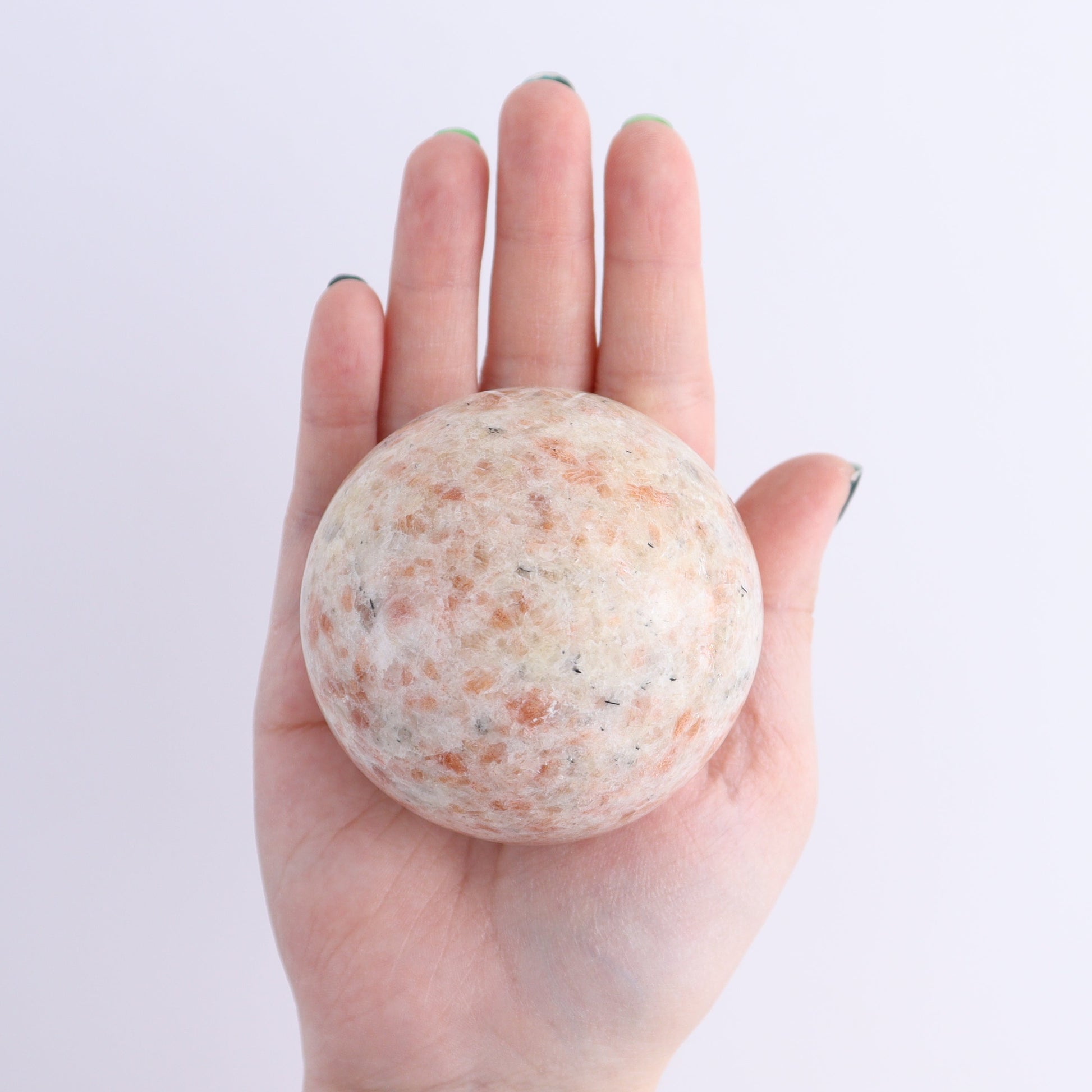 Sunstone Spheres Set of 5 - Expert Wholesale and Supplier of Wholesale Crystals & Bulk Gemstones, ["Spheres","Sunstone"]