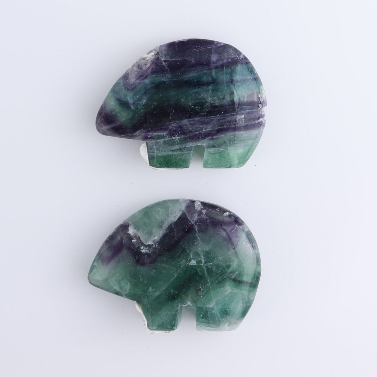 Imperfect Fluorite Bears set of 6