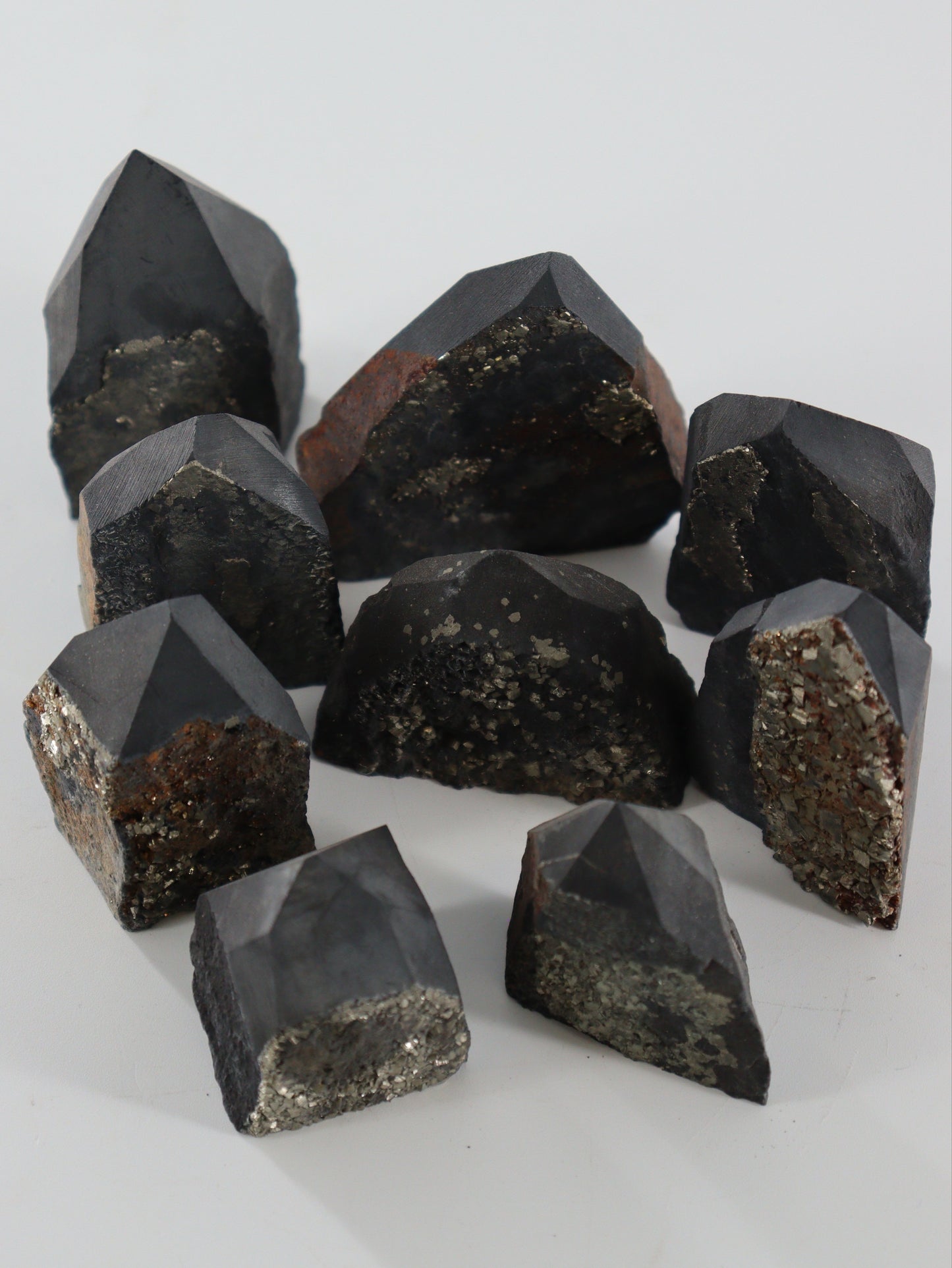 Pyrite Freeforms Set of 9