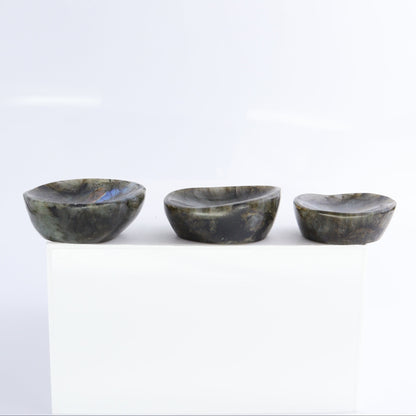 Labradorite Bowls Set of 11 - Expert Wholesale and Supplier of Wholesale Crystals & Bulk Gemstones, ["Bowls","Labradorite","Madagascar"]