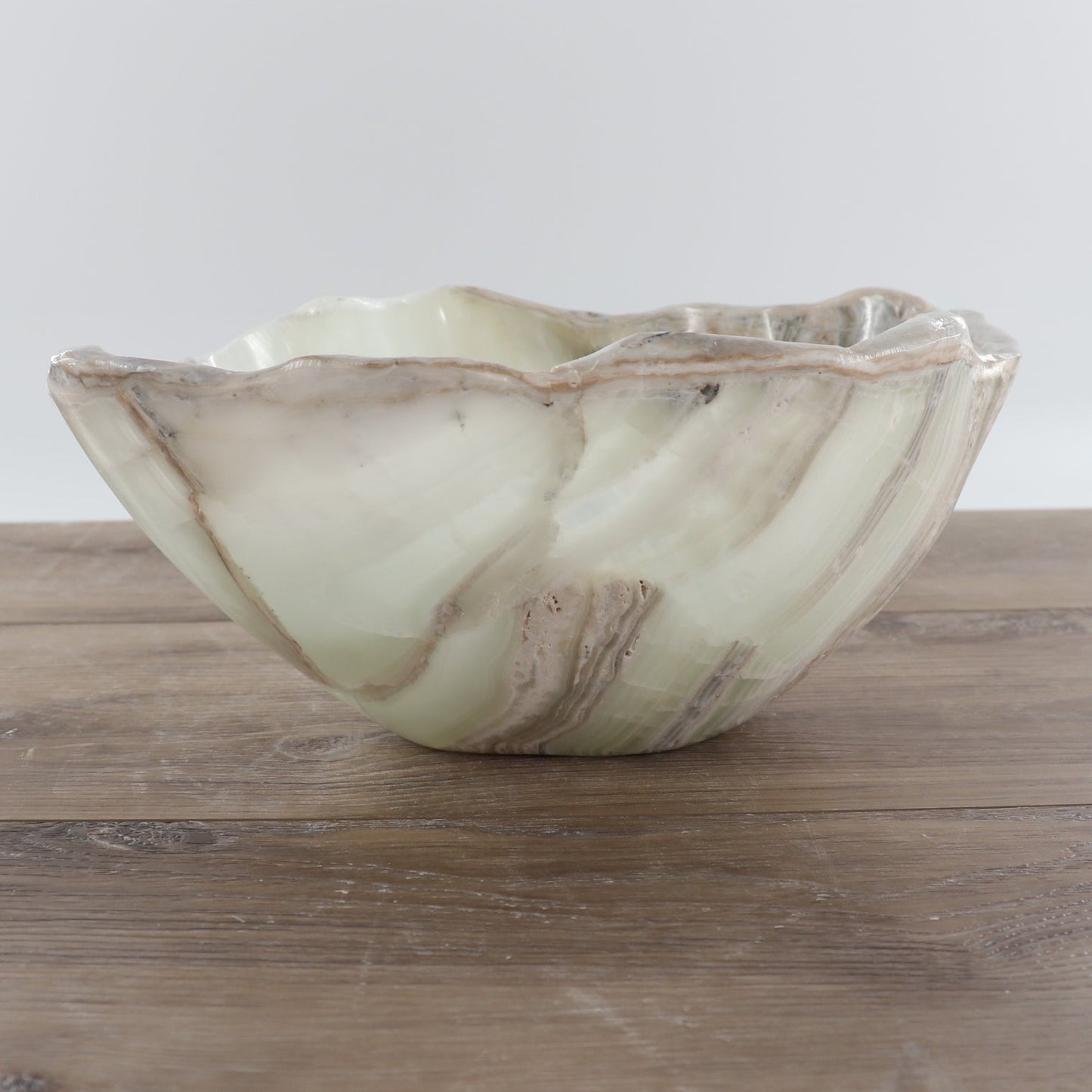 Mexican Onyx/Calcite Bowl 12"