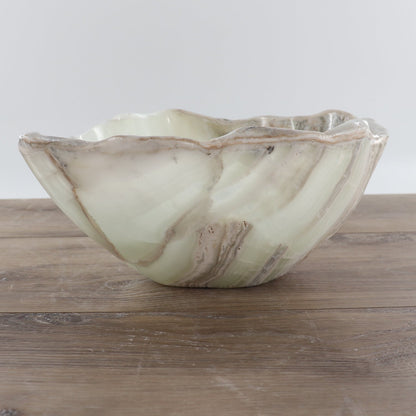 Mexican Onyx/Calcite Bowl 12"