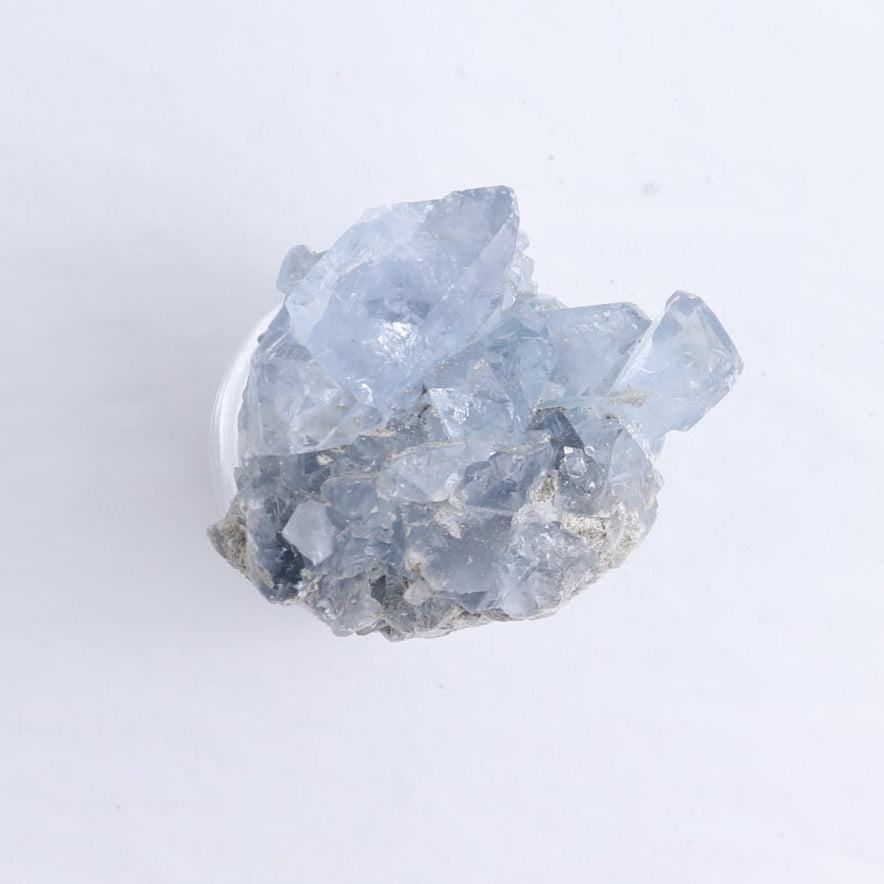 Celestite Clusters Set of 8