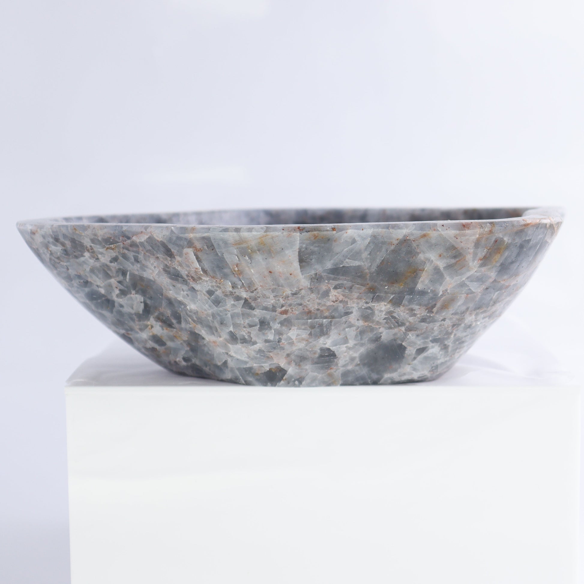 Blue Calcite Bowls Set of 3 - Expert Wholesale and Supplier of Wholesale Crystals & Bulk Gemstones, ["Blue Calcite","bowl","Bowls","Calcite","Mexico"]