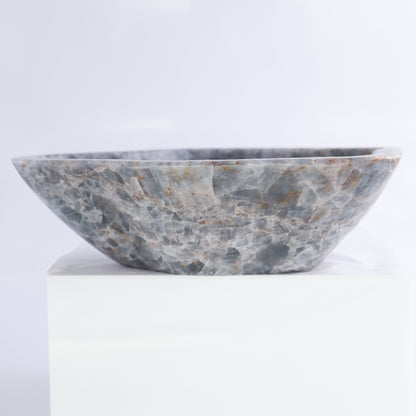 Blue Calcite Bowls Set of 3 - Expert Wholesale and Supplier of Wholesale Crystals & Bulk Gemstones, ["Blue Calcite","bowl","Bowls","Calcite","Mexico"]