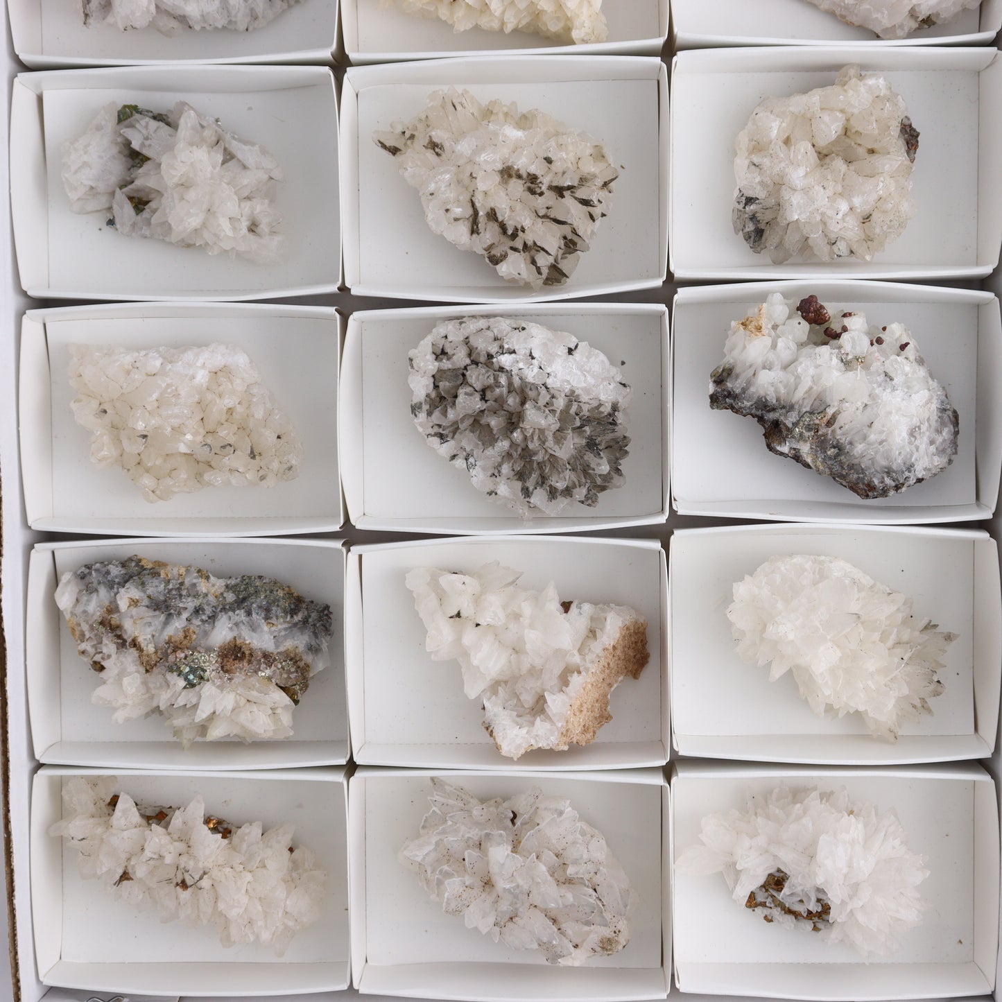 UV Reactive Calcite Flat Set of 18 - Expert Wholesale and Supplier of Wholesale Crystals & Bulk Gemstones, ["Calcite","Freeform","Freeforms","Mexico"]