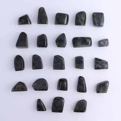 Labradorite Freeform Set of 23 - Expert Wholesale and Supplier of Wholesale Crystals & Bulk Gemstones, ["Freeforms","Labradorite","Madagascar"]