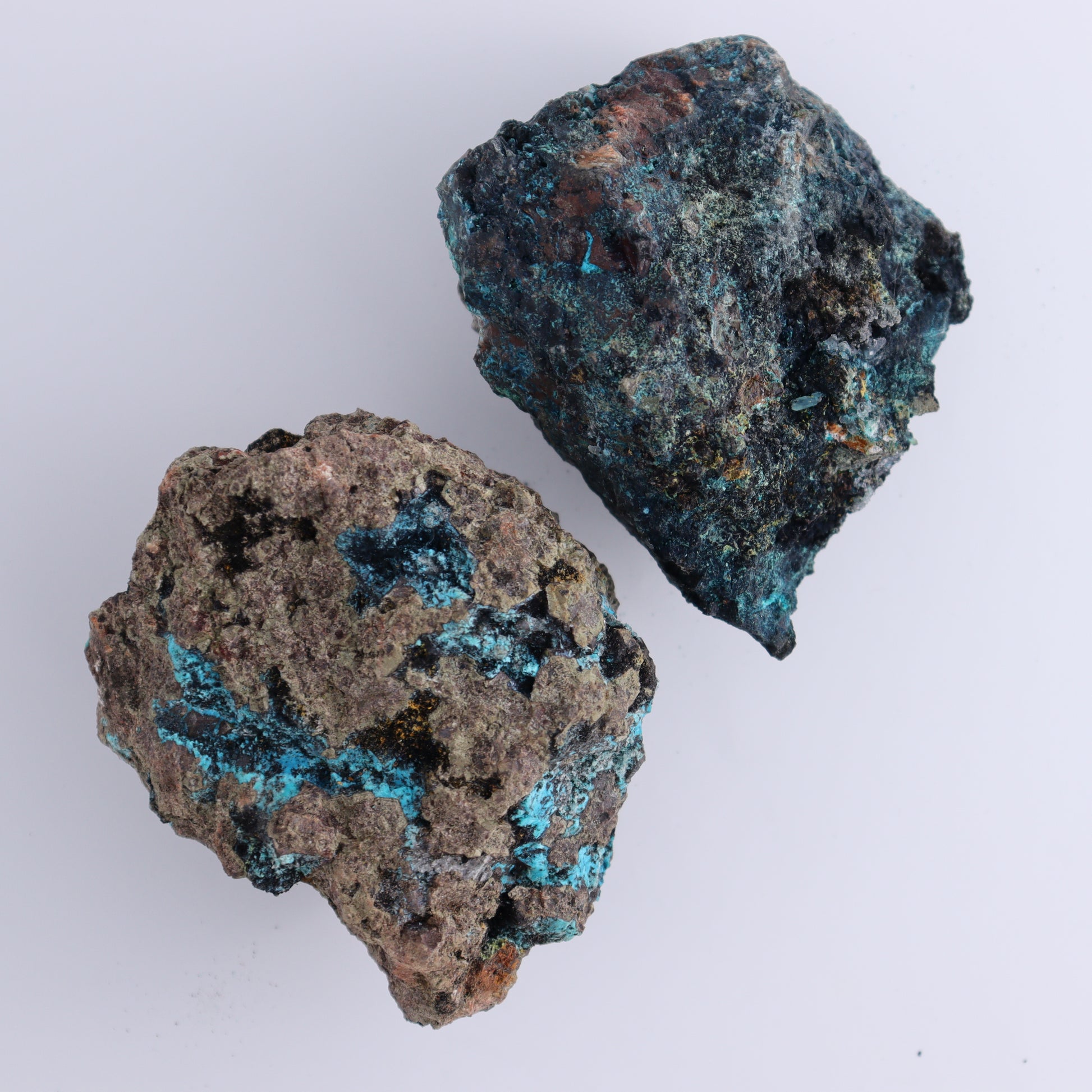 Azurite Set of 2 - Expert Wholesale and Supplier of Wholesale Crystals & Bulk Gemstones, ["azurite","close_70","Flats"]