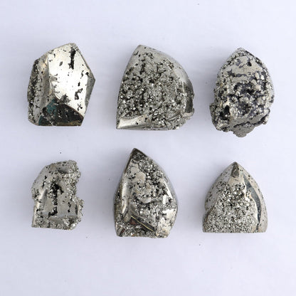 Pyrite Freeforms Set of 6
