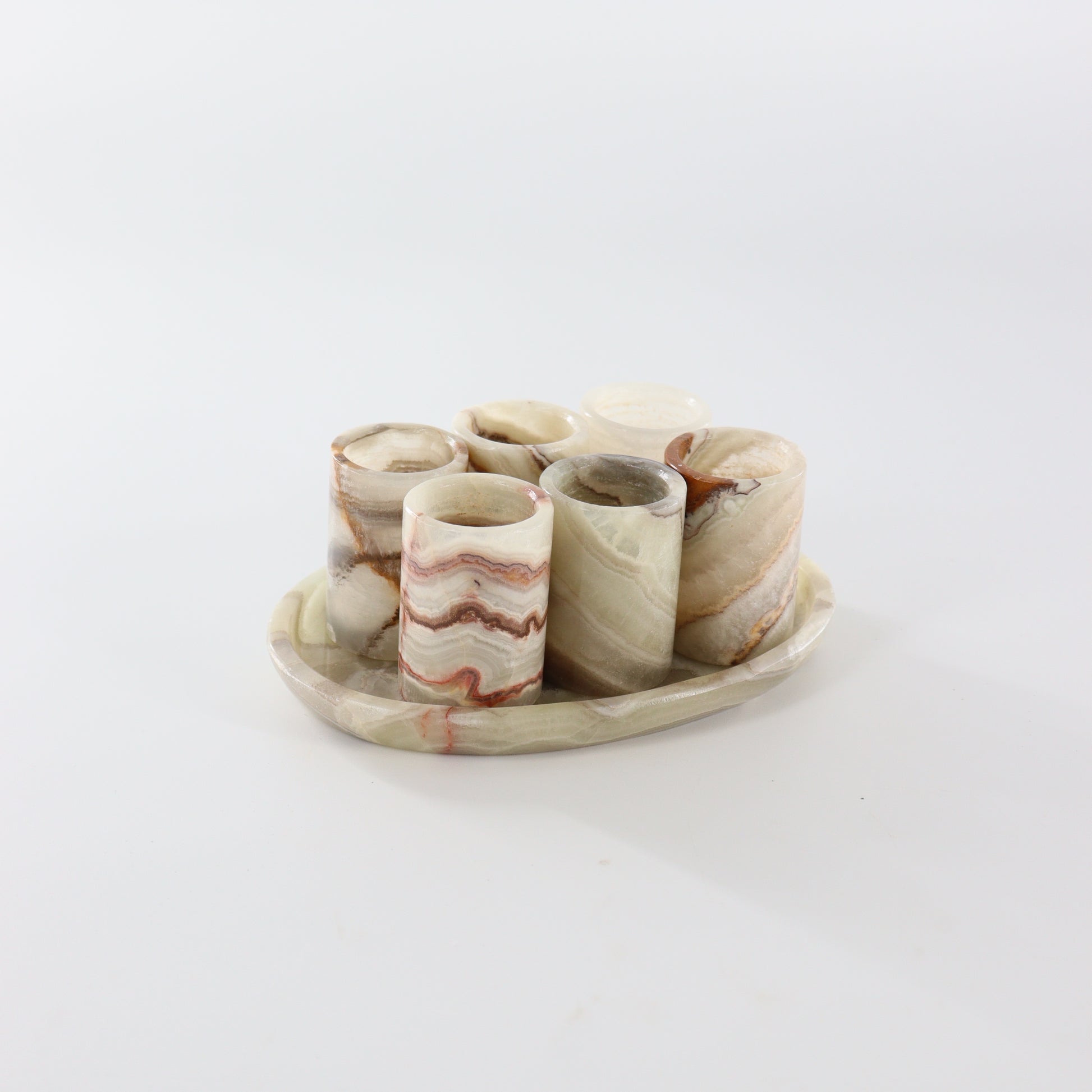 Green Onyx Shot Glasses Set of 6 - Expert Wholesale and Supplier of Wholesale Crystals & Bulk Gemstones, []