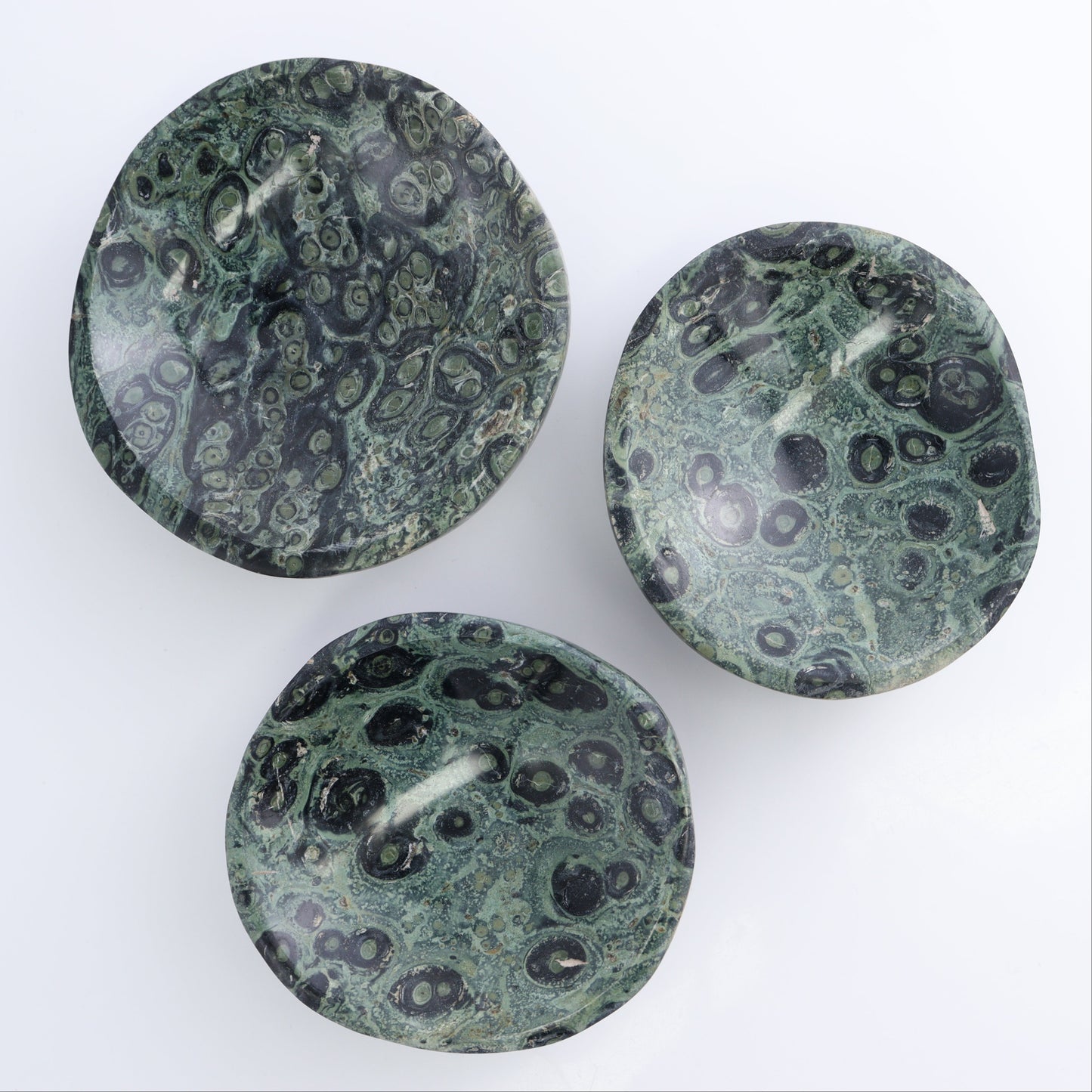 Kambaba Jasper Bowls Set of 3 - Expert Wholesale and Supplier of Wholesale Crystals & Bulk Gemstones, ["Bowls","Kambaba Jasper"]