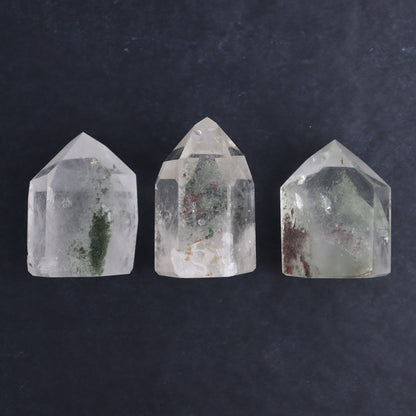 Garden Quartz Towers Set of 3 - Expert Wholesale and Supplier of Wholesale Crystals & Bulk Gemstones, ["Garden Quartz","Quartz","Towers"]