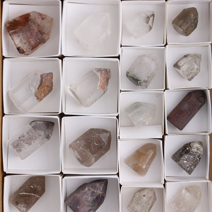 Garden Quartz Towers Set of 22 - Expert Wholesale and Supplier of Wholesale Crystals & Bulk Gemstones, ["Garden Quartz","Quartz","Towers"]