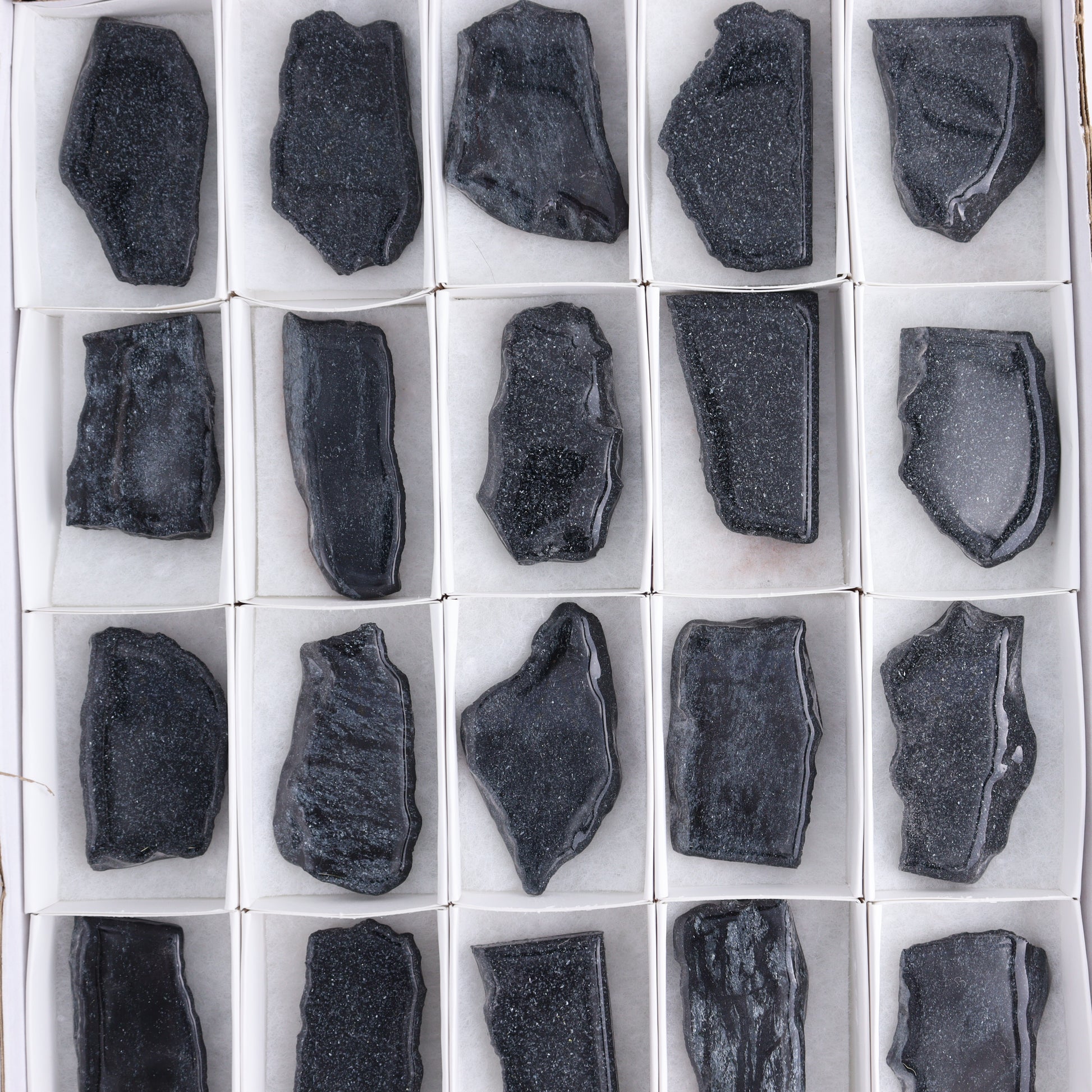 Specularite Flat of 25 - Expert Wholesale and Supplier of Wholesale Crystals & Bulk Gemstones, ["flat","Flats","Specularite","United States"]