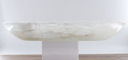 Mexican Onyx/Calcite Canoe Bowl - Expert Wholesale and Supplier of Wholesale Crystals & Bulk Gemstones, ["Bowls","Calcite","canoe","Mexico","onyx"]