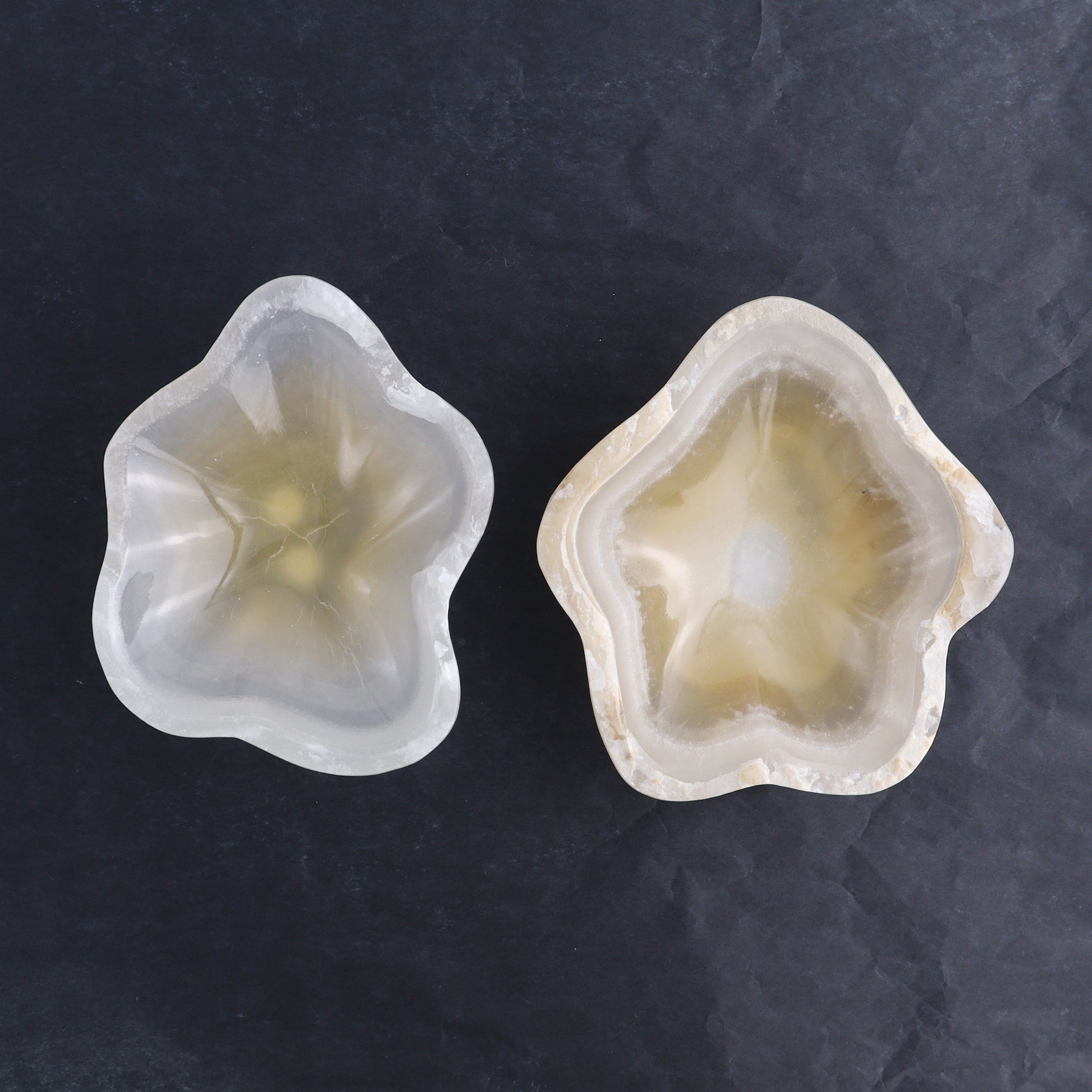 One Mexican Onyx/Calcite White Honey Irregular Bowl - Expert Wholesale and Supplier of Wholesale Crystals & Bulk Gemstones, ["bowl","Bowls","Calcite","Catalog Onyx","Decorative Dish","Mexico","onyx"]