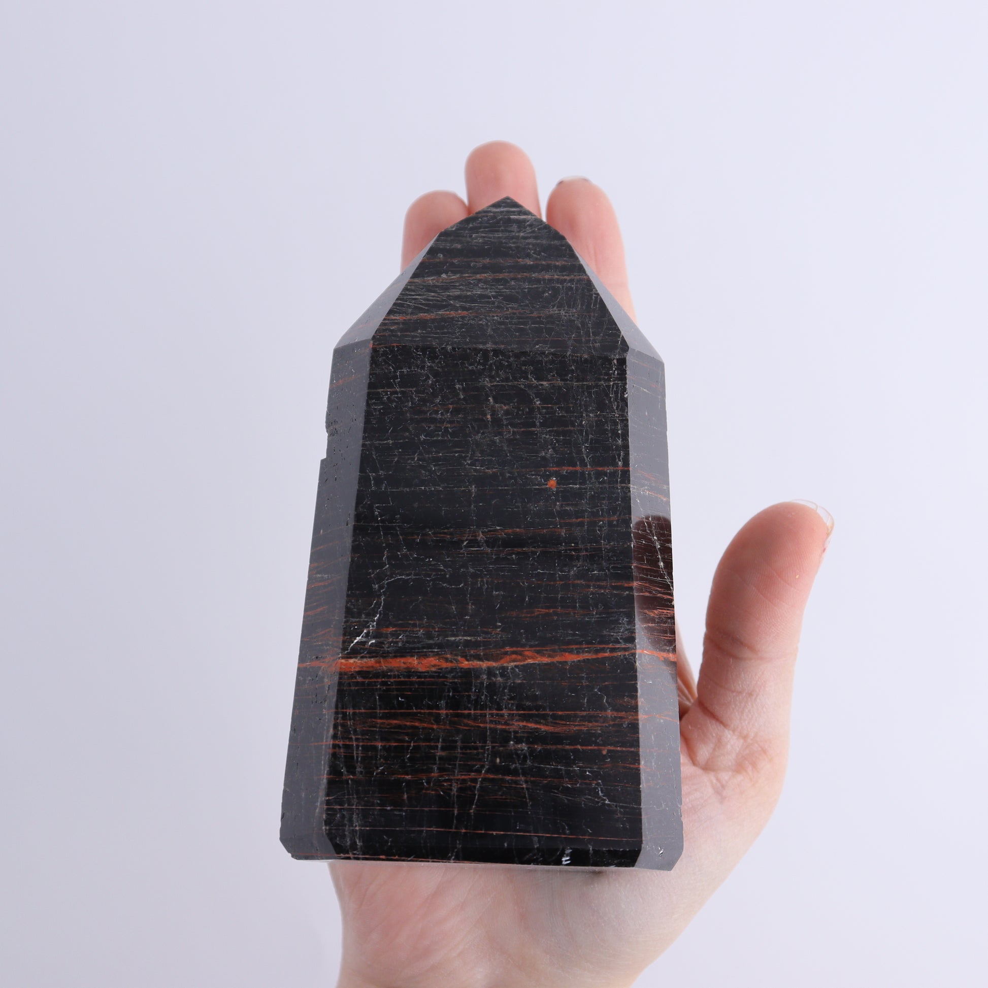 Tourmaline Towers Set of 6 - Expert Wholesale and Supplier of Wholesale Crystals & Bulk Gemstones, ["Black Tourmaline","Brazil","close_30","Tourmaline","Towers"]