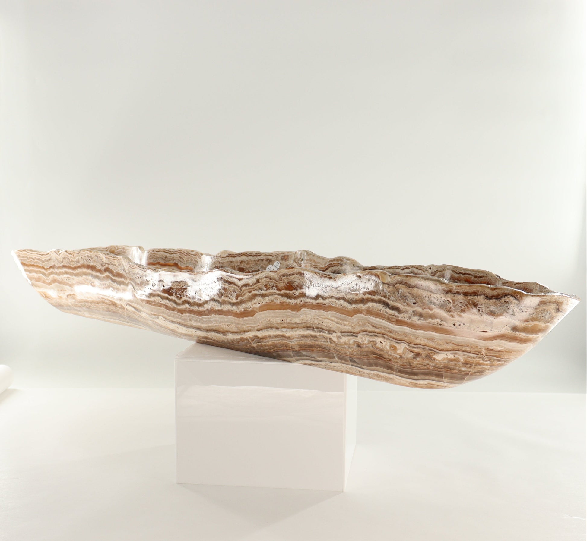 Onyx Canoe Bowl - Expert Wholesale and Supplier of Wholesale Crystals & Bulk Gemstones, ["Bowls","canoe","Mexico","onyx"]