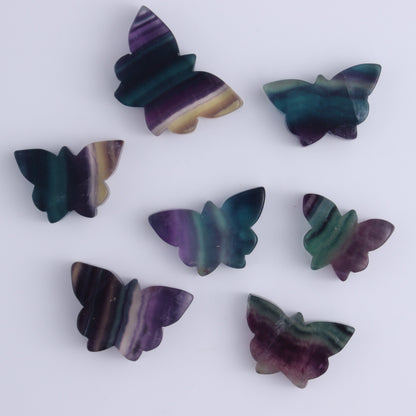 Fluorite Butterflies Set of 22 - Expert Wholesale and Supplier of Wholesale Crystals & Bulk Gemstones, ["Butteflies","Fluorite"]